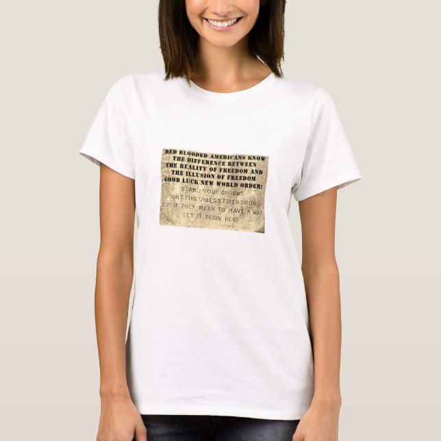 Der T - Shirt Differenz (Licht) (Vorderseite)