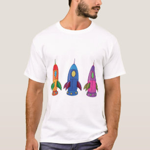 Der T - Shirt drei Rockets-Männer