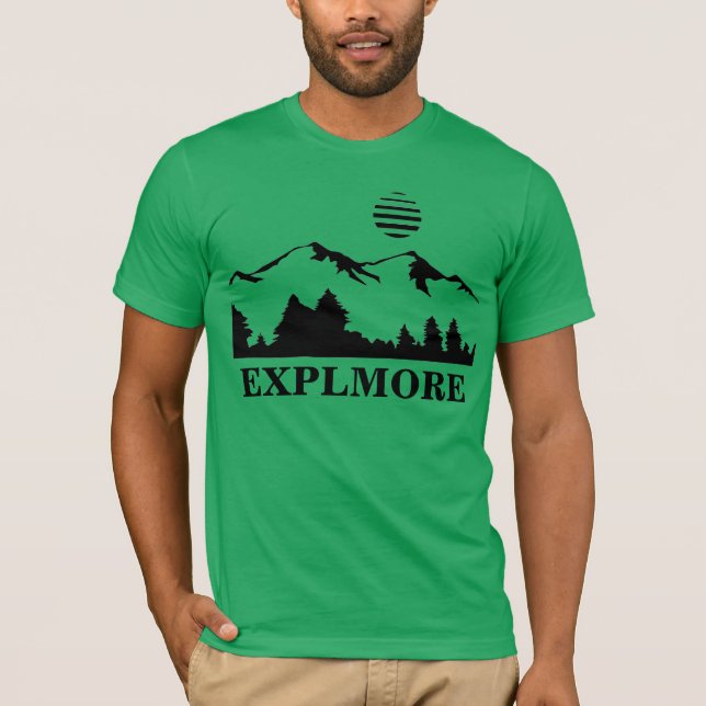 Der T - Shirt EXPLMORE Männer (Vorderseite)
