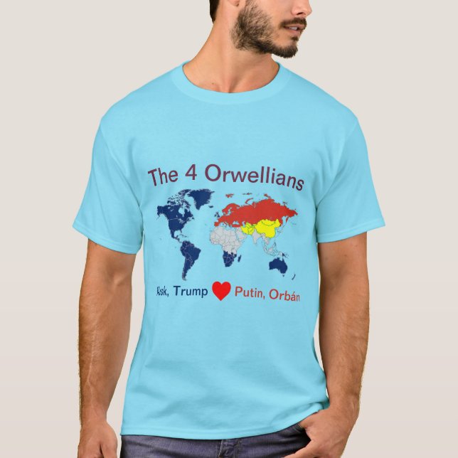 Der T - Shirt Four Orwellians (Vorderseite)