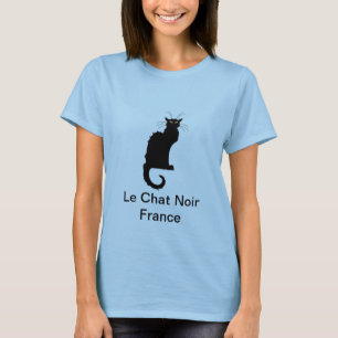 Der T - Shirt Frauen Le Chat Noir Frankreich