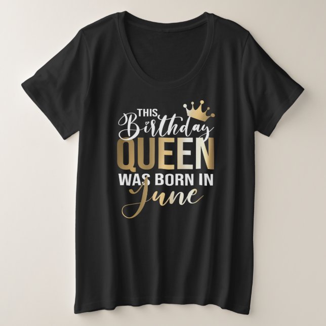 Der T - Shirt für Frauen mit Plus-Größe (Design vorne)