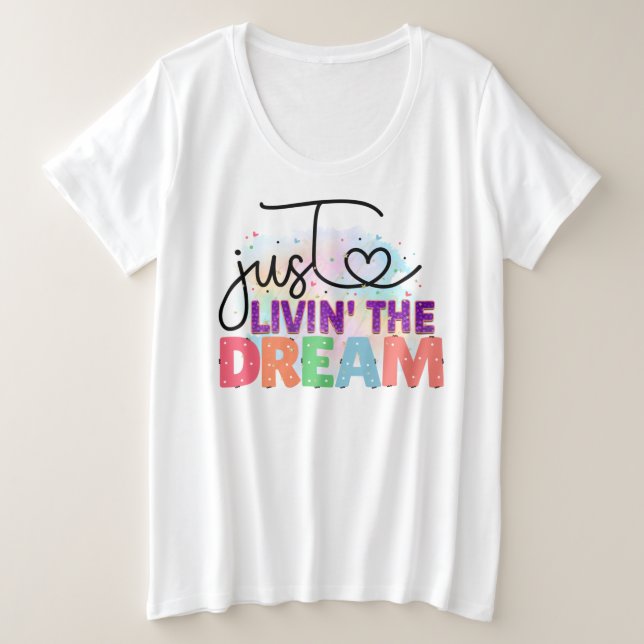 Der T - Shirt für Frauen mit Plus-Größe (Design vorne)