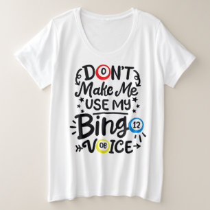 Der T - Shirt für Frauen mit Plus-Größe