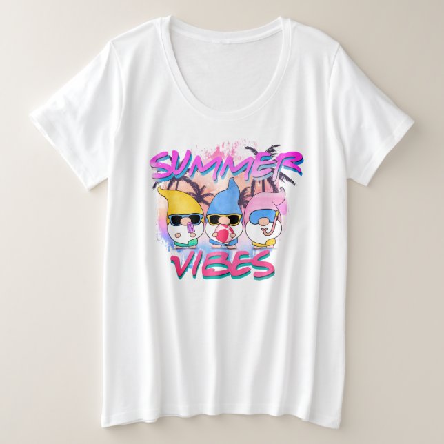 Der T - Shirt für Frauen mit Plus-Größe (Design vorne)