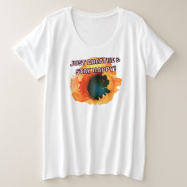 Der T - Shirt für Frauen mit Plus-Größe