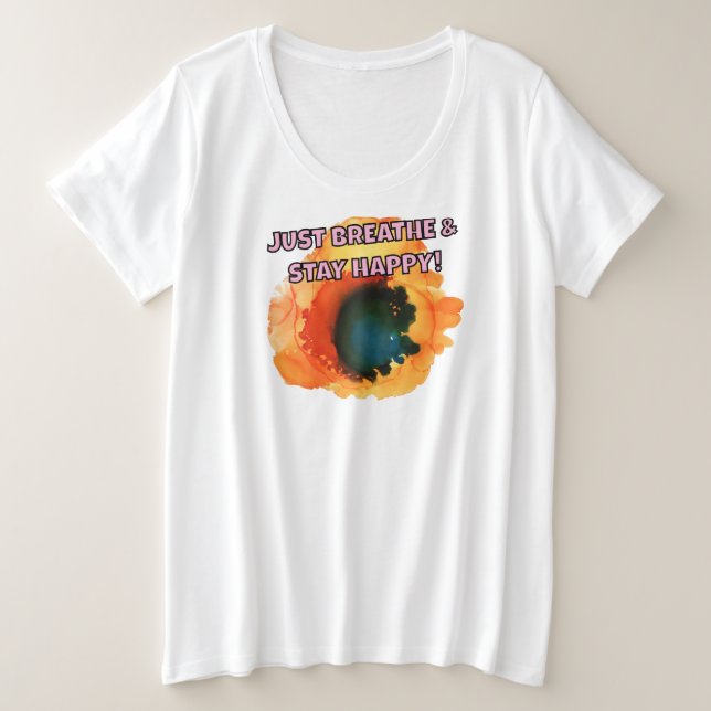 Der T - Shirt für Frauen mit Plus-Größe (Design vorne)