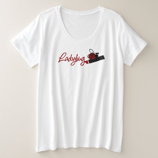 Der T - Shirt für Frauen mit Plus-Größe (Design vorne)