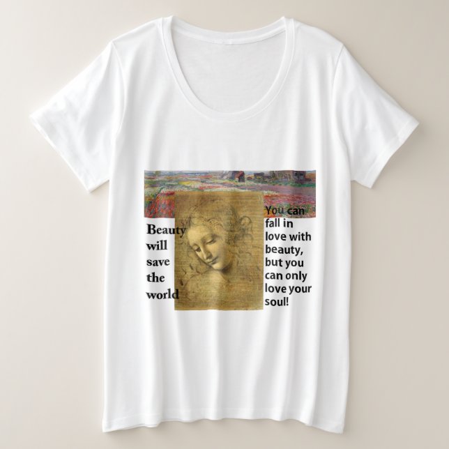 Der T - Shirt für Frauen mit Plus-Größe (Design vorne)