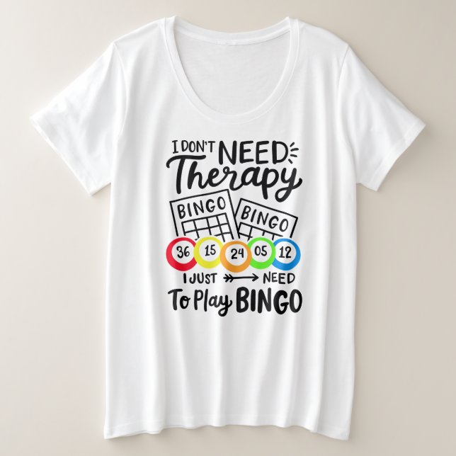 Der T - Shirt für Frauen mit Plus-Größe (Design vorne)