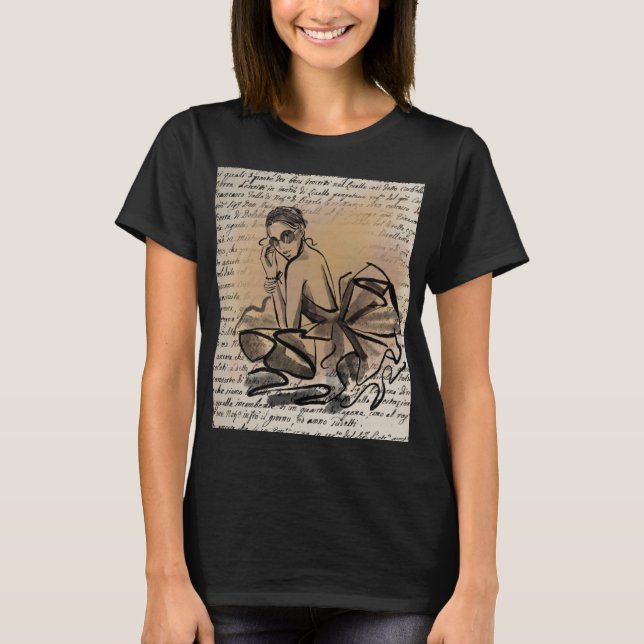 Der T - Shirt Glitterati (Vorderseite)