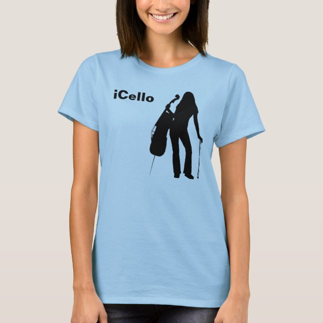 der T - Shirt iCello Frauen (Vorderseite)