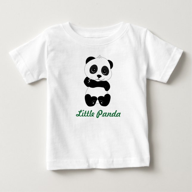 Der T - Shirt "kleiner Panda " der Kinder (Vorderseite)