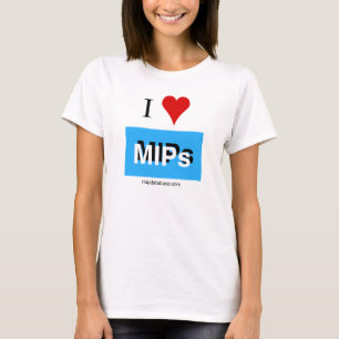 Der T - Shirt Liebe I MIPSs mipdatabase Logo