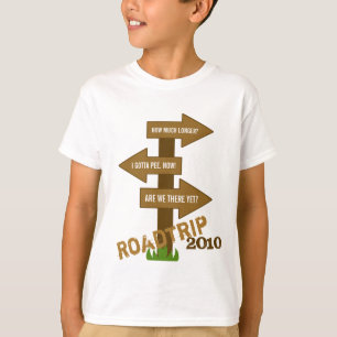 Der T - Shirt lustige Roadtrip kundengerechte Kind