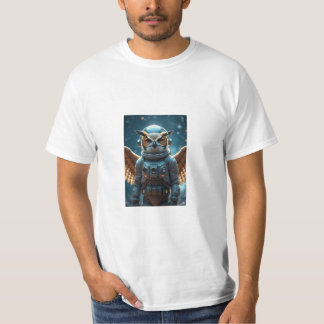 Der T - Shirt mit der Astronauteneule ist lustig u