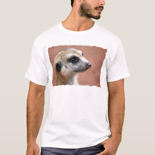 Der T - Shirt neugieriger Meerkat Männer