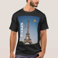 Der T - Shirt-Paris Frankreich Eiffel der Männer