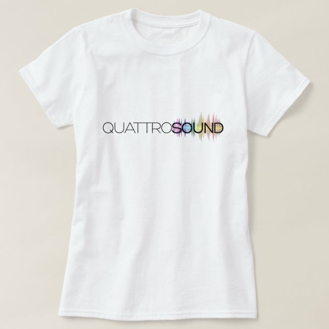 DER T - SHIRT QUATTROSOUND FRAUEN (Design vorne)