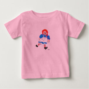 Der T - Shirt Raggedy Ann des Baby-Mädchens durch