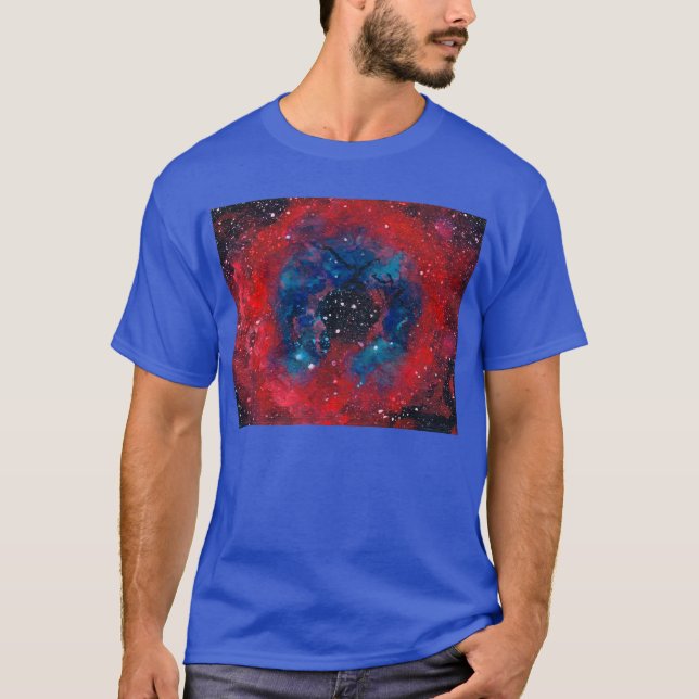 Der T - Shirt Rosette Nebula (Vorderseite)