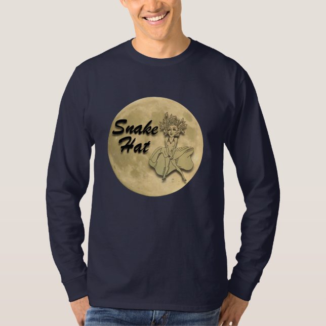 Der T - Shirt Schlangen-Hut-der langen (Vorderseite)