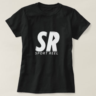 DER T - SHIRT SCHWARZER SPORTREEL FRAUEN MIT