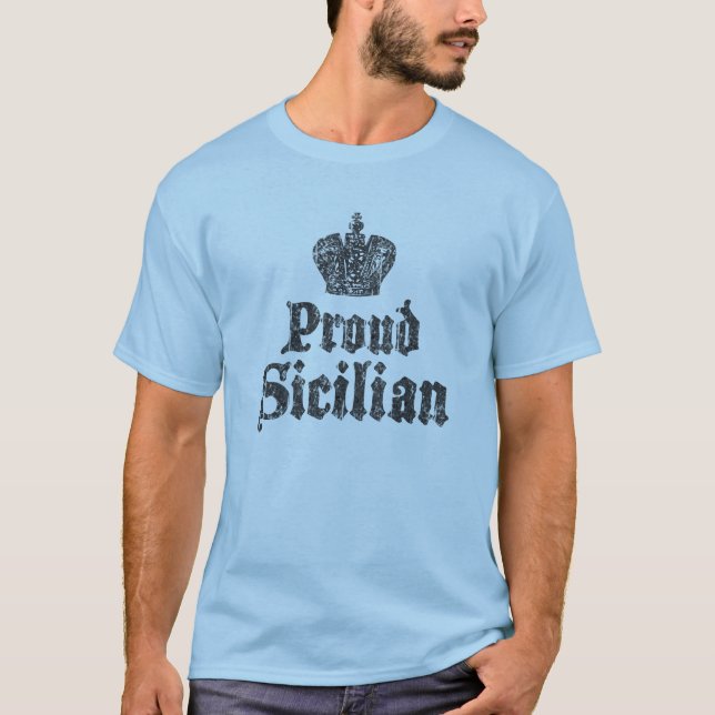 Der T - Shirt stolzer sizilianischer (Vorderseite)