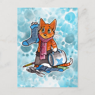 Der T - Shirt von Ekwara ist verloren Postkarte