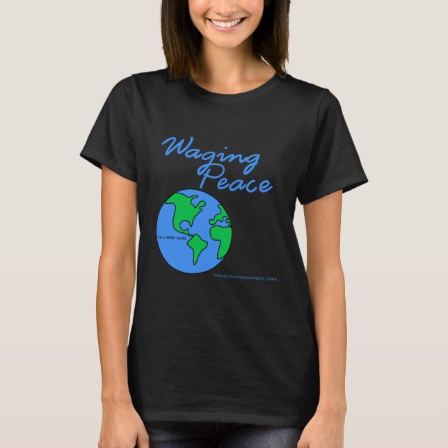 Der T - Shirt von Frauen in Peace Earth (Vorderseite)