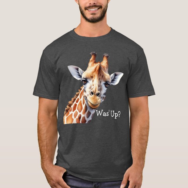 Der T - Shirt von Funny Giraffe Lover, war fertig? (Vorderseite)