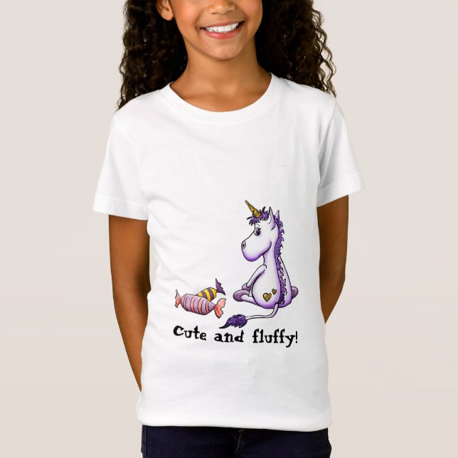 Der T - Shirt von Girl's Unicorn | Kid's Clothing (Vorderseite)