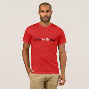 Der T - Shirt wahrer Männer Tai Chi™ (rot)