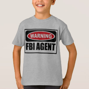 Der T - Shirt warnenden FBI-AGENT Kindes