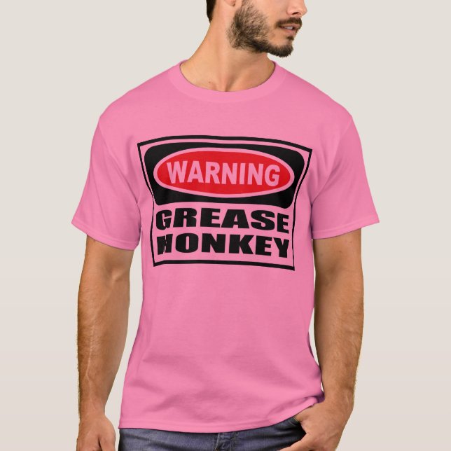 Der T - Shirt warnender FETT-AFFE Männer (Vorderseite)