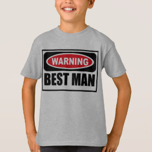 Der T - Shirt warnendes TRAUZEUGE Kindes