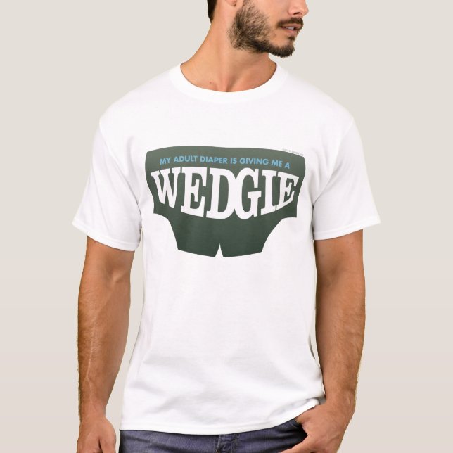 Der T - Shirt Wedgie Männer (Vorderseite)
