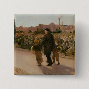 Der Tag aller Soule, c.1882 Button