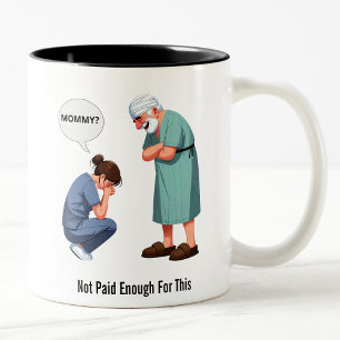 Der Tag, an dem die Krankenschwester schnappte Zweifarbige Tasse