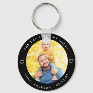 Der Tag, an dem ich mein Daddy-Foto zum ersten Vat Schlüsselanhänger