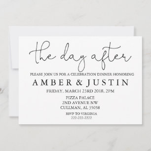 Der Tag danach   Einladung