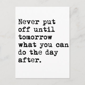 Der Tag danach Postkarte