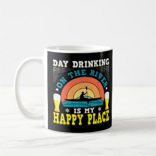 Der Tag, der auf dem Fluss trinkt, ist mein glückl Kaffeetasse