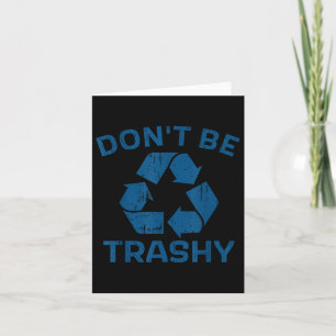 Der Tag der Erde darf nicht zerstört Gerecycelt we Karte