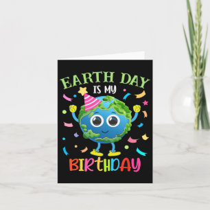 Der Tag der Erde ist mein Geburtstag pro Umgebung Karte