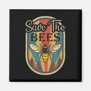 Der Tag der Erde Rette den Retro-Tag der grafische Magnet