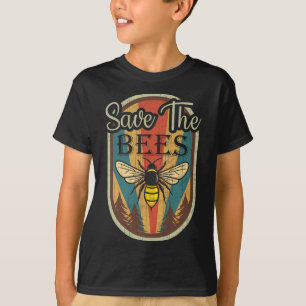 Der Tag der Erde Rette den Retro-Tag der grafische T-Shirt