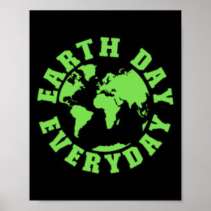 Der Tag der Erde rettet den Planeten für das Lehre Poster
