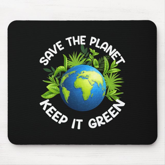 Der Tag der Erde rettet den Planeten Mousepad (Vorne)