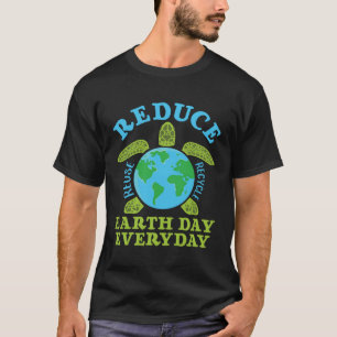 Der Tag der Erde vor dem Umweltschützer Recycle Wi T-Shirt